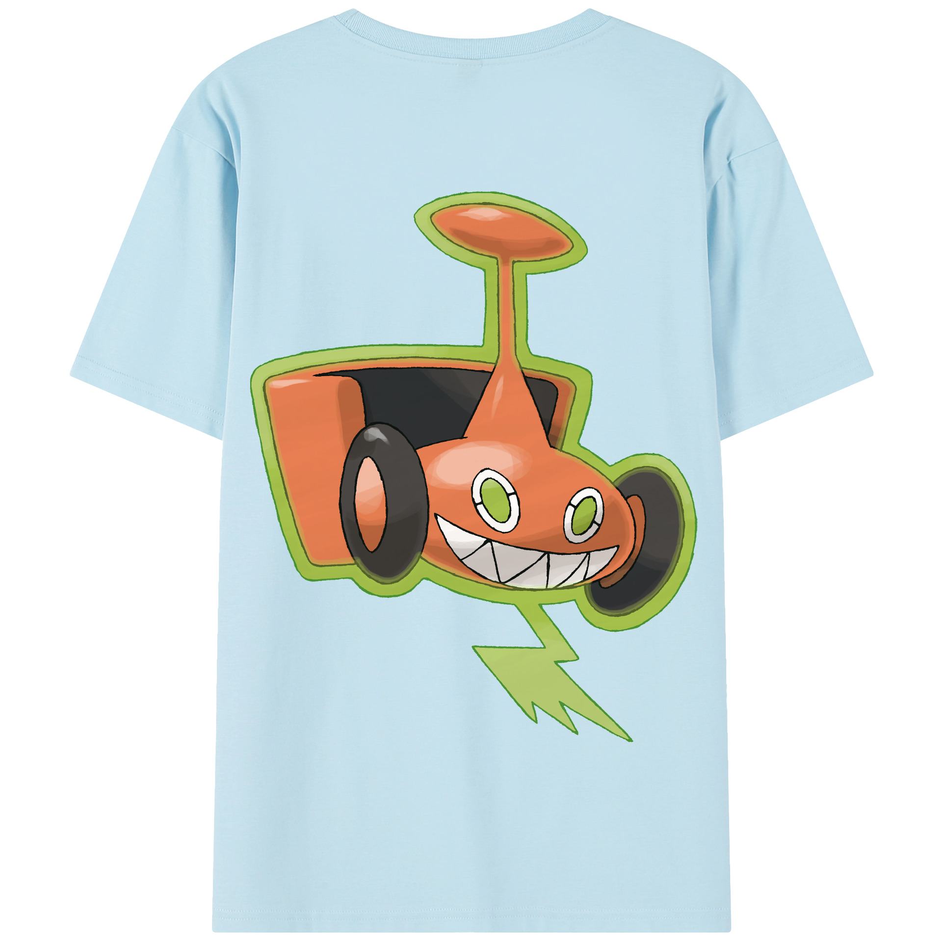 （画像用） ポケットモンスター Pokémon 綿100％半袖Tシャツ（背面プリント）